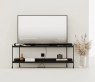 Купити Металлический стеллаж Spacious TV Stand для зоны ТВ (деревянные полочки) від MAIIMO