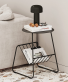 Купити Сoffee table QW with the metal shelf від MAIIMO