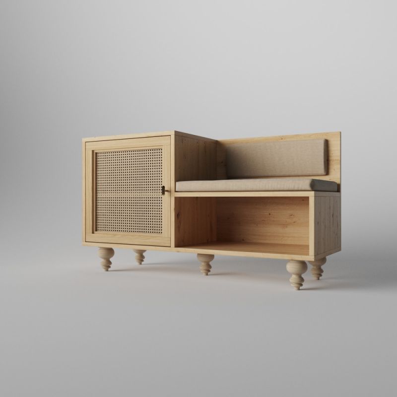 Купити Shoe cabinet TENETA with a soft seat від MAIIMO