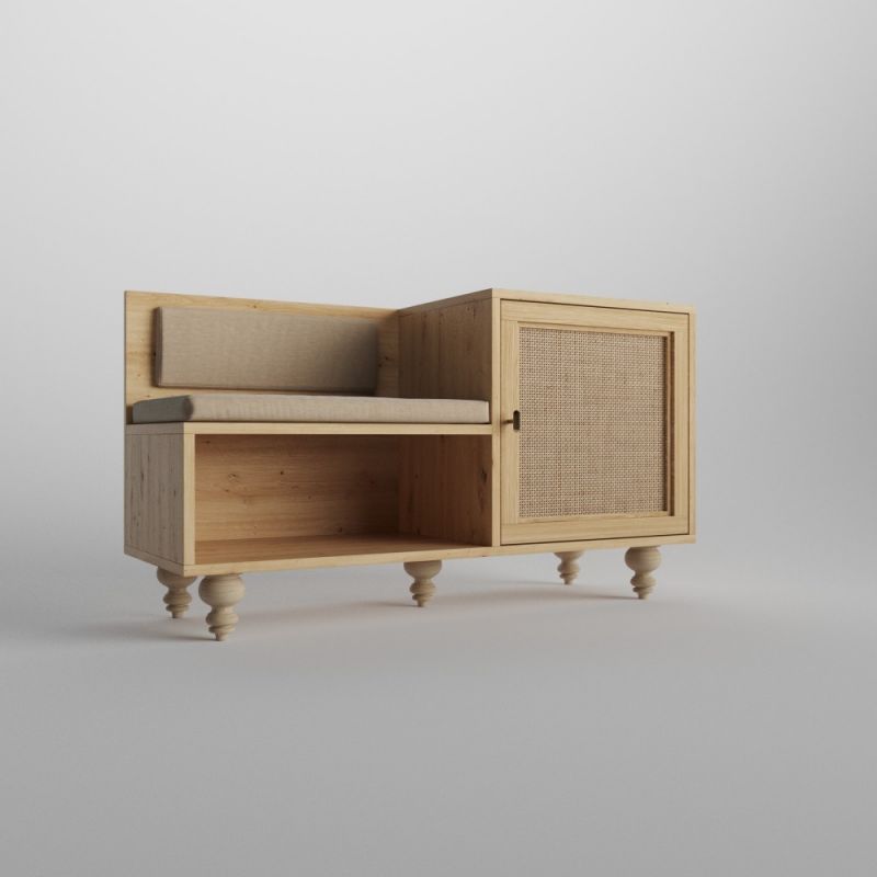 Купити Shoe cabinet TENETA with a soft seat від MAIIMO