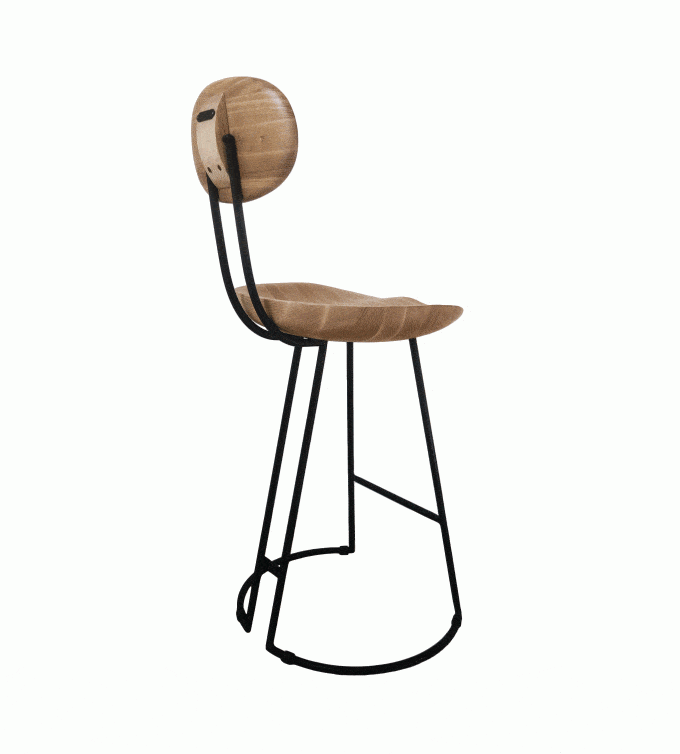 Купити Bar stool Kolo Maxi with backrest від MAIIMO