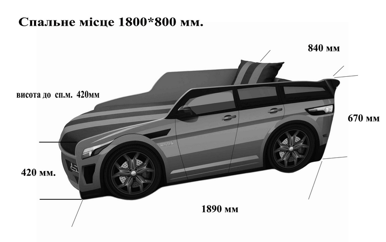 Купити Bed car BMW "PREMIUM" від MAIIMO