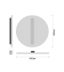 Купити  Wall lamp FOG round від MAIIMO