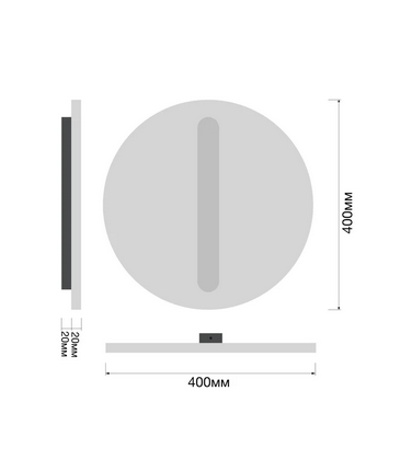 Купити  Wall lamp FOG round від MAIIMO
