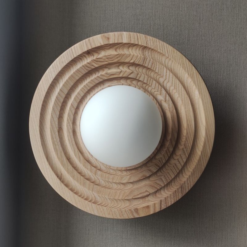 Купити Sconce ORBIT 2 natural wood від MAIIMO