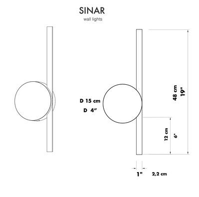 Купити Sconce SINAR від MAIIMO