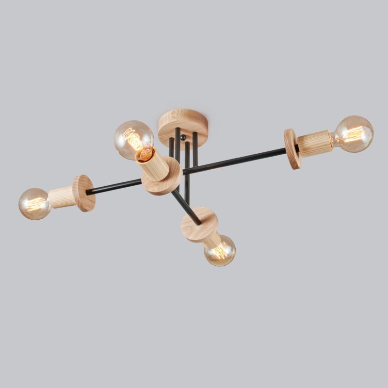 Купити Chandelier TOPAZ with wooden details від MAIIMO