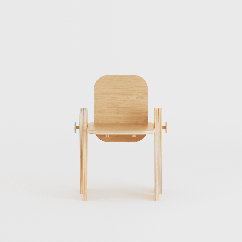 Купити Сhildren's chair ZABAVA with a back від MAIIMO