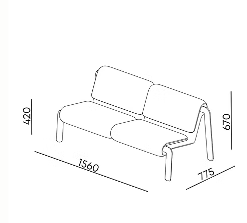 Купити Sofa Falda від MAIIMO