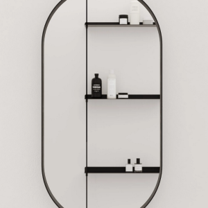 Mirror oval OVALCORNER