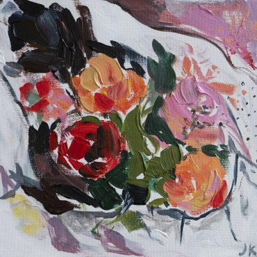 Картина Floral Kaleidoscope 25*25 см