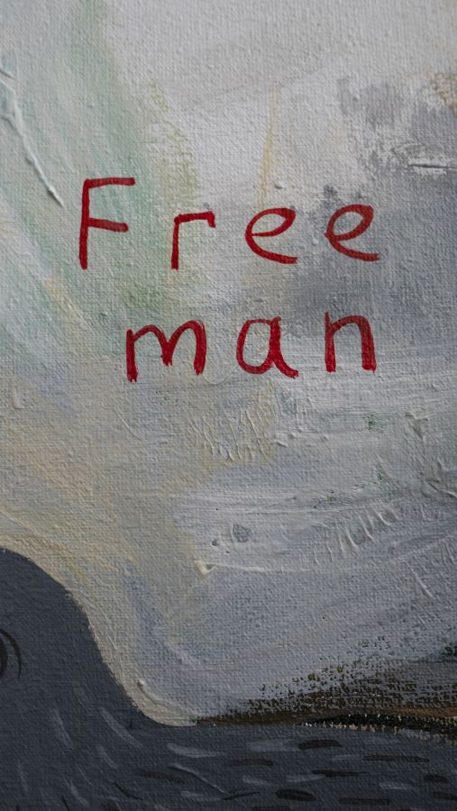 Купити Картина Free Man 40*30 см від MAIIMO