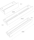 Купити Bathroom shelf STRIPE N від MAIIMO