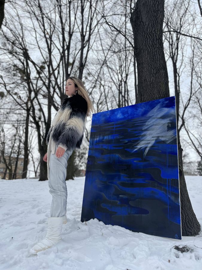 Купити Painting FLOOD 160*120 cm від MAIIMO
