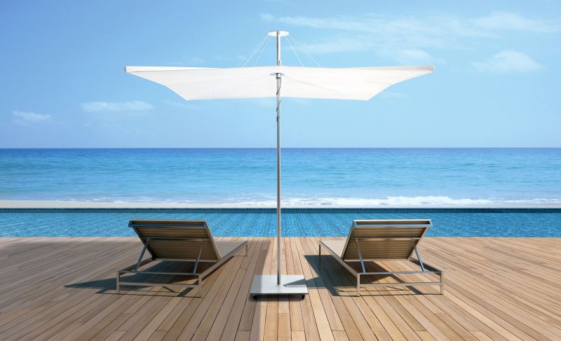 Купити Garden umbrella Infina KOLO 1 pole, 1 cap, with base, weighting від MAIIMO