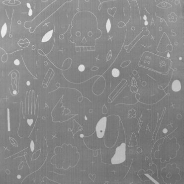Rug TATTOO grey