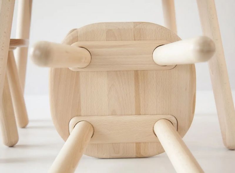 Купити A set of children's table and 2 chairs BUNNY від MAIIMO