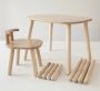 Купити A set of children's table and 2 chairs BUNNY від MAIIMO