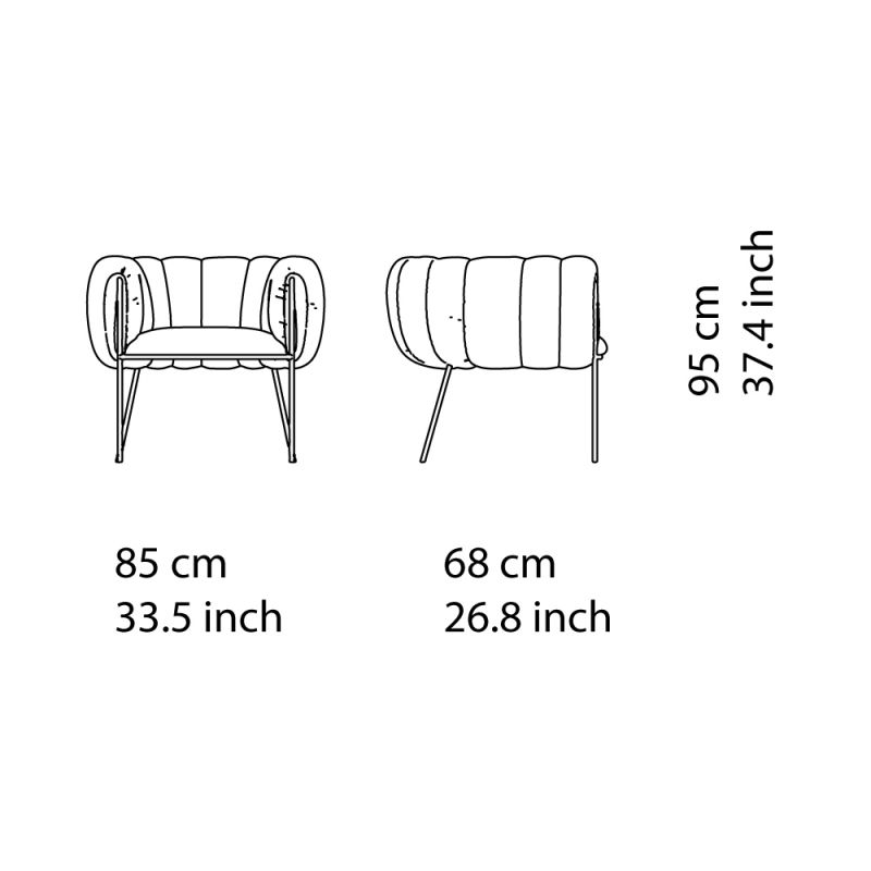 Купити Armchair HARBUZ lounge від MAIIMO
