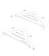 Купити Corner shower shelf PLAIN CORNER від MAIIMO