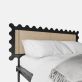 Купити Bed KHVYLI with a headboard for a mattress of 160 cm black від MAIIMO