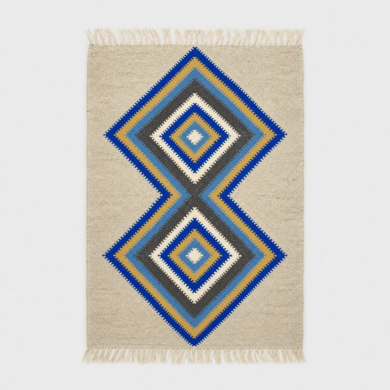 Купити Mini Diamonds Wool Area Rug (Lizhnyk) від MAIIMO
