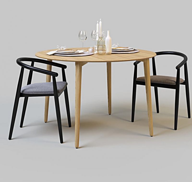 Купити Table DAN round natural oak від MAIIMO