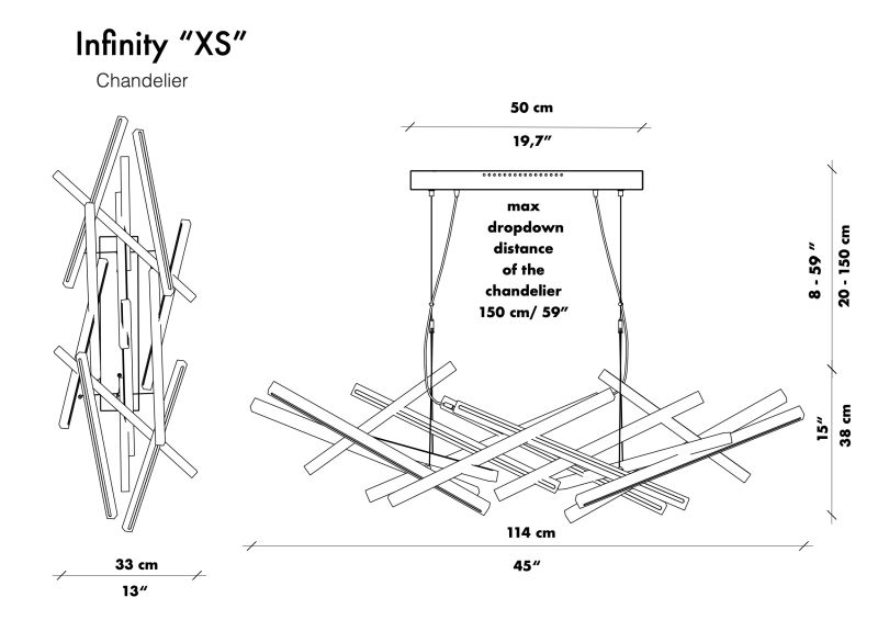 Купити Люстра INFINITY XS LUX від MAIIMO