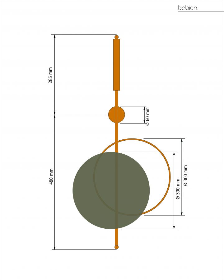 Купити Sconce lamp MID glass B від MAIIMO