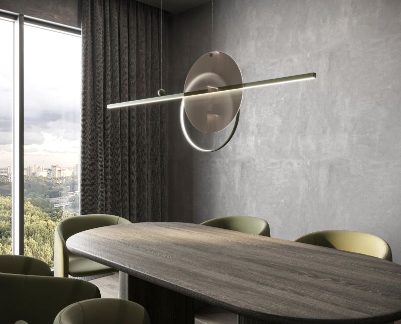 Купити Подвесной светильник MID glass 1500 від MAIIMO