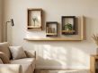 Настінна полиця-рамка Portal чорна — MAIIMO