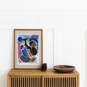 Картина Blue giraffe 29.7×21.0 см (А4)
