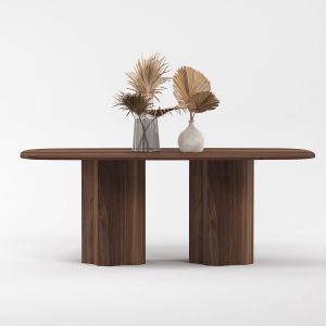 Стіл TRAPEZA OVAL горіх
