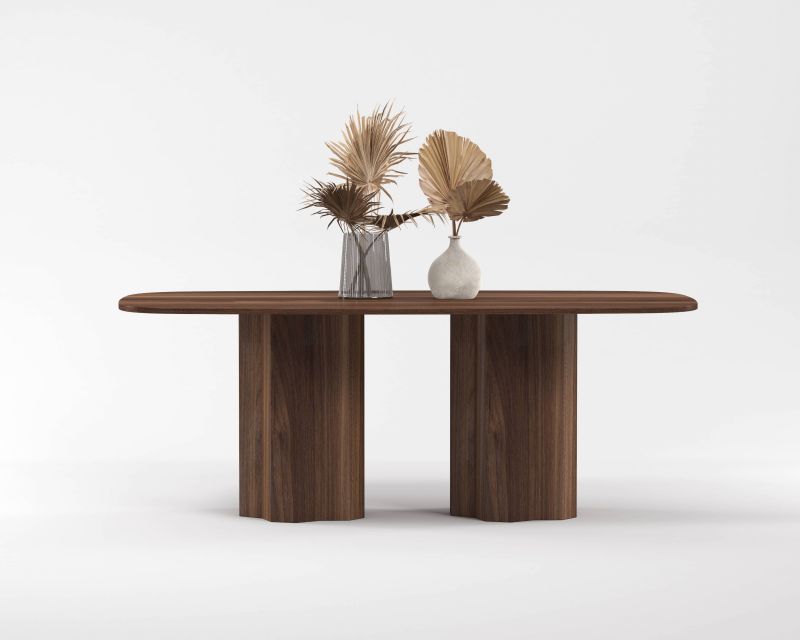 Купити Стіл TRAPEZA OVAL горіх від MAIIMO
