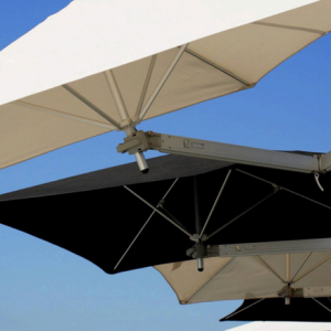 Garden umbrella Paraflex SQUARE1 pole, 1 cap, 1 elbow