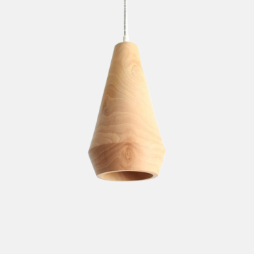 Wooden pendant lamp Solar Flare