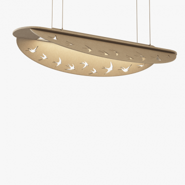 Акустичний підвісний світильник LIVING LAMP