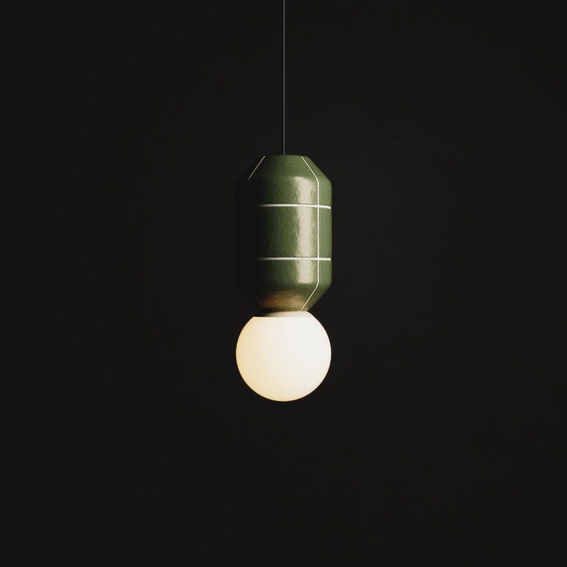Купити Подвесной светильник Navazi MONOCHROME medium vertical pendant від MAIIMO
