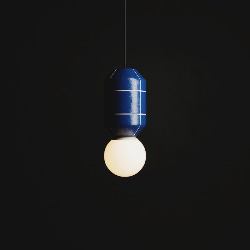 Купити Подвесной светильник Navazi MONOCHROME medium vertical pendant від MAIIMO