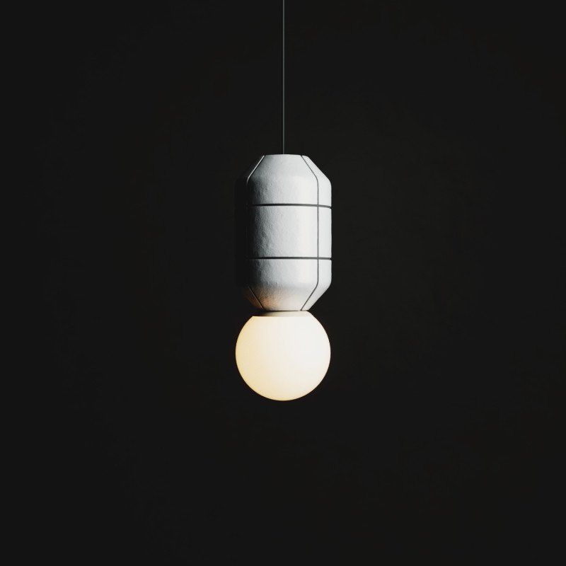 Купити Подвесной светильник Navazi MONOCHROME medium vertical pendant від MAIIMO