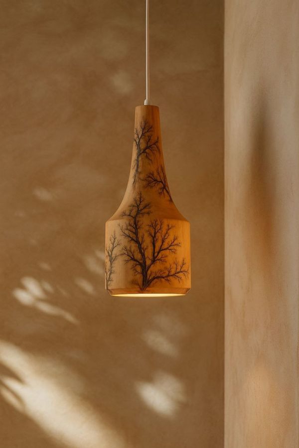 Купити Wooden pendant lamp Dancing Leaves від MAIIMO