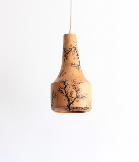 Купити Wooden pendant lamp Dancing Leaves від MAIIMO