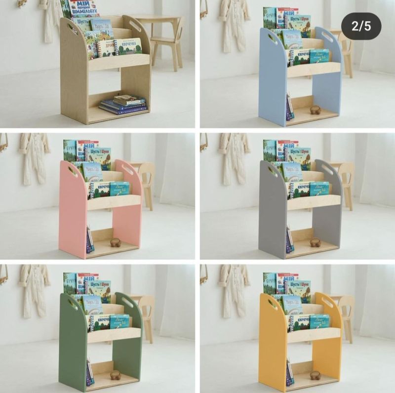 Купити Children's Montessori bookshelf small (colorful) від MAIIMO