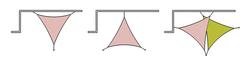 Купити Garden umbrella sail Triangle від MAIIMO