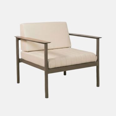Garden lounge chair Atlas aluminum