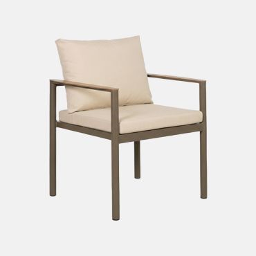 Garden dining chair Atlas aluminum 