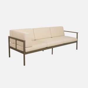 Garden sofa Atlas three-seater lounge aluminum