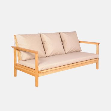 Garden sofa MADERA three-seater