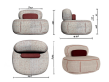 Купити Armchair SEAM with contrast seam від MAIIMO