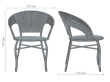 Купити Folding garden chair Catalina rattan від MAIIMO